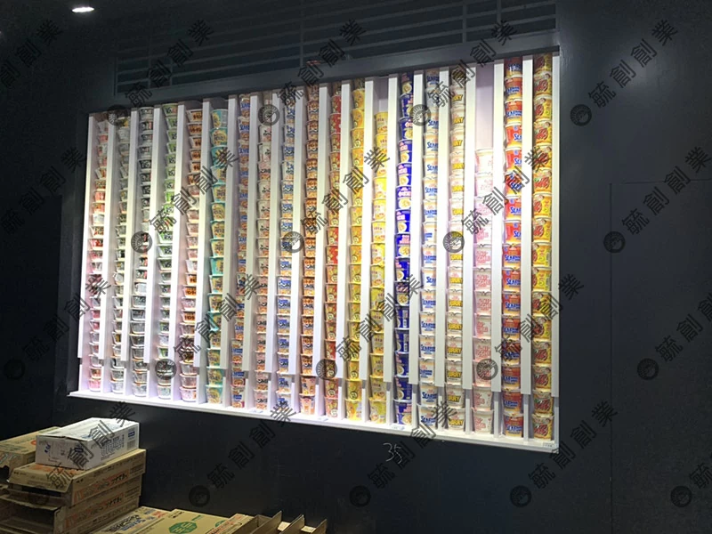 泡麵陳列櫃 壁面泡麵櫃.展示櫃